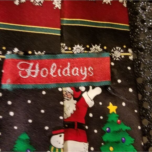 Christmas Musical Tie‎ with Santa and The Snowman - Picture 3 of 4
